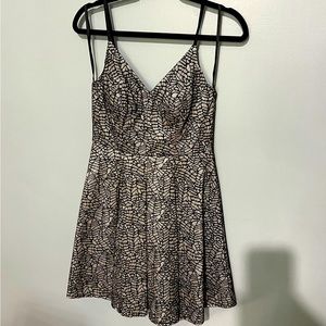 Metallic cocktail dress